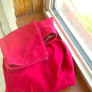 Red pants